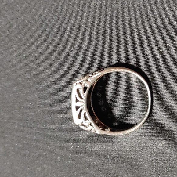 Turquise and Sterling Silver Ring - Picture 6 of 6